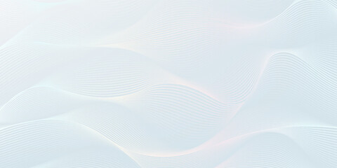 Premium background design with white line pattern (texture) in luxury pastel colour. Abstract horizontal vector template for business banner, formal backdrop, prestigious voucher, luxe invite