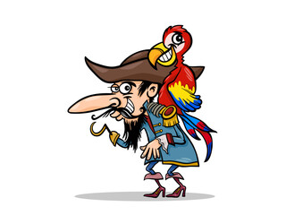 Animated Cartoon Dog Isolated On Black Background Character Design Graphic