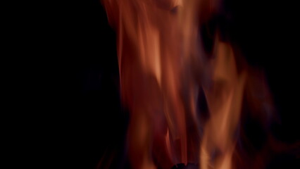 Dynamic Flames Dancing in the Darkness An Extremely Engaging and Abstract Fire Video Experience