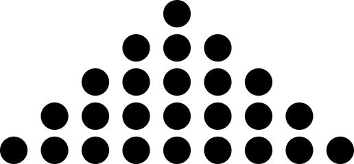 Triangle shapes set. Graphic elements