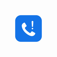 call notification icon sign vector