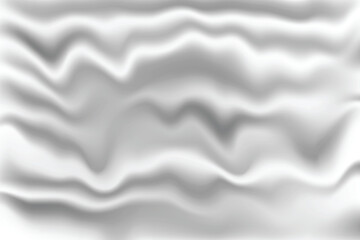 Obraz premium Smooth white silk satin fabric with flowing waves creating a soft, luxurious textile backdrop.