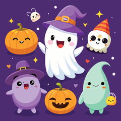 Fototapeta premium halloween seamless pattern