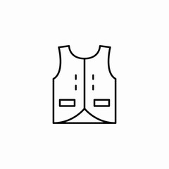 work vest icon sign vector