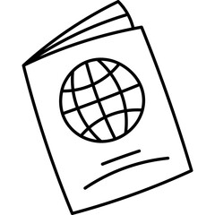 Pasport Line Doodle