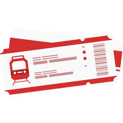 Train Ticket Illustration