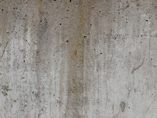 Textured Gray Concrete Wall With Natural Weathered Pattern and Details