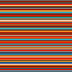 Bold bright striped design Abstract geometric pattern of colorful thin narrow horizontal straight stripes Linear background