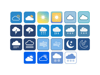 weather icon set design