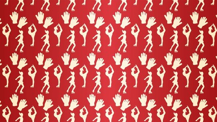 VECTOR SEAMLESS SKATING PATTERN DESIGN