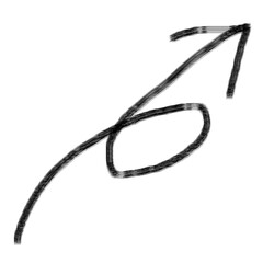 Hand drawn grunge arrow vector. Simple arrow isolated on white background. Arrow mark icon, arrow paint.