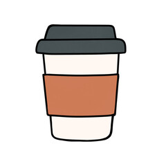 coffee cup isolated on white background