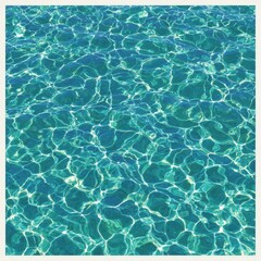 Obraz premium Calm Blue Water Surface with Sunlight Reflections and Ripples