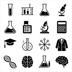 science and chemistry icons