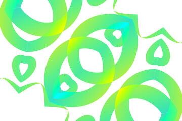 seamless mosaic Beautiful glow colour gradient flower line art pattern wallpaper ornament for commercial ads	