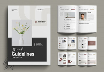Brand Guidelines Template Layout