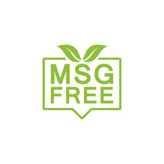 MSG free icon isolated on white background