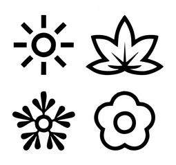 Seasonal Icons - Winter, Spri...