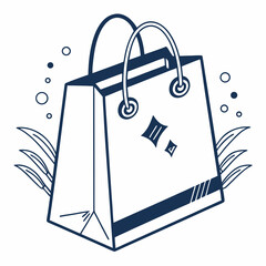 shopping bag vector illustration