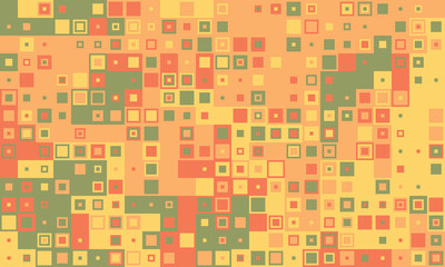 Abstract background of colorful squares in warm tones.  Perfect for website banners, presentations, or any design needing a modern, geometric feel.