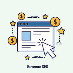 Website revenue generation through seo optimization