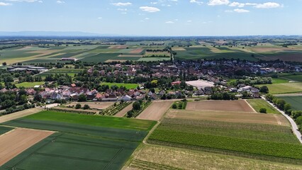 Fototapeta premium Kapellen-Drusweiler bei Bad Bergzabern
