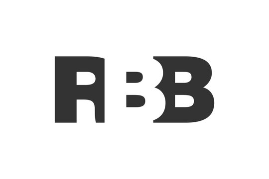 RBB logo design. Initial letter R B B bold font style for tech startups, consulting, corporate branding. Creative company name, headlines typography identity, trendy logotype.