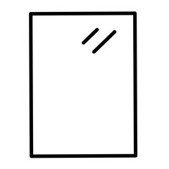 Bathroom line vector