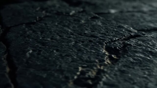 Dark Rock Texture: Dark rock with an interesting, organic, and slightly rough texture.