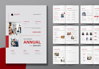 Annual Report Template Layout