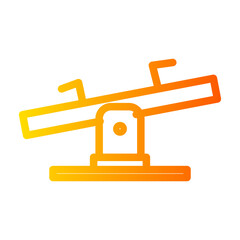 seesaw gradient icon
