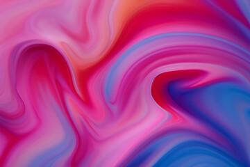 Obraz premium Abstract swirls of pink purple and blue forming a fluid and colorful artistic background