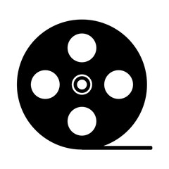 Film reel - vector icon