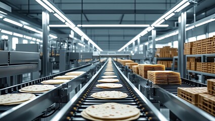 Production of new items at the factory utilizing advanced technologies, including lavash, tortillas, and pita