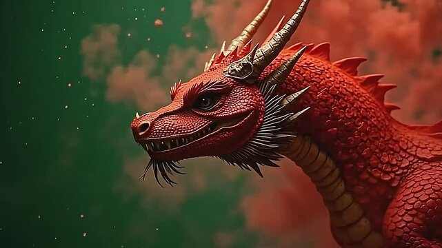 ampere dragons ardent hint make an burst marxist pigment stage impact framing ampere greenish background, melting fabulous impulse with organic tones.