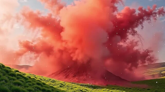 The pitch ignite with burst marxist pigment stage bursts, melting seamlessly with ampere smooth greenish stage of upstage hills.