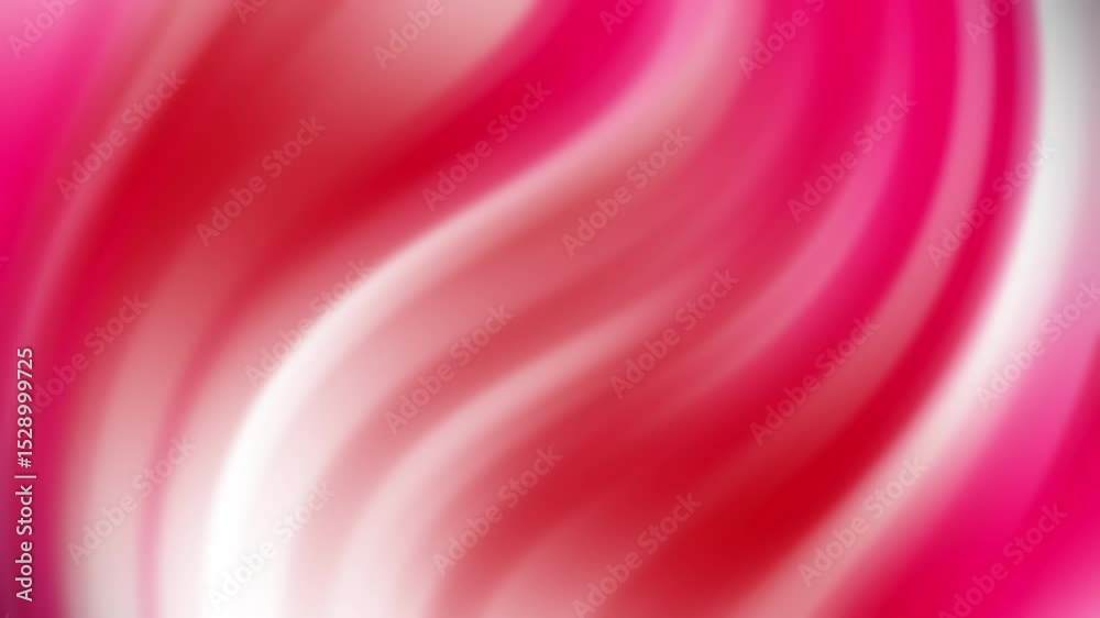 Poster flowing red and white gradient abstract background with smooth, curved lines and soft blending effec