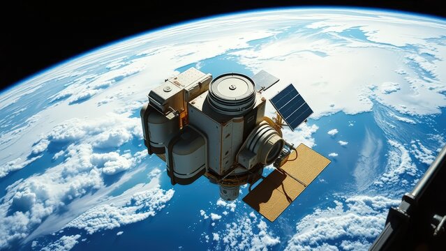  Skylab in orbit above Earth