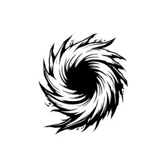 Abstract Vortex: Dynamic swirl of energy, conveying movement and mesmerizing depth