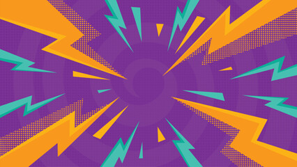 comic background colorful cartoon playful pop art style 