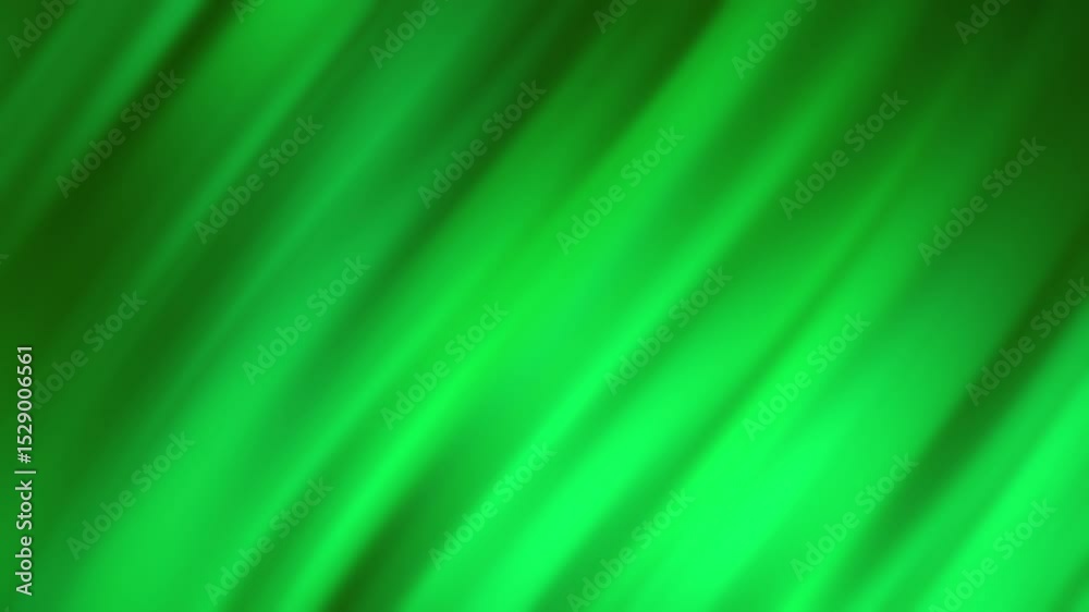 Poster bright green abstract background with smooth, diagonal gradient streaks creating a vibrant and dynam