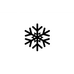 Elegant Snowflake Design Perfect for Winter Branding Projects Logos and Holiday Season Icons
