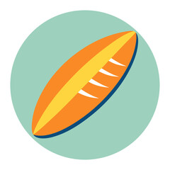 Vector illustrations of orange, melon, and apple sport icons