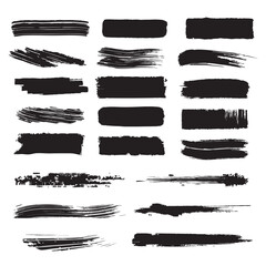 Grunge Brush Stroke Paint Boxes Backgrounds