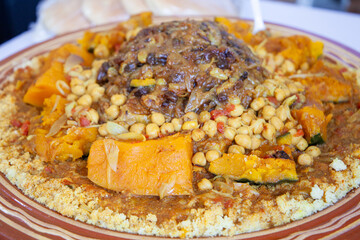 food north africa morocco egypt couscous tajine with chicken and vegetables