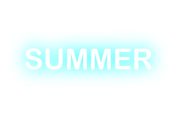 SUMMER - SUMMER Logotype in blue
