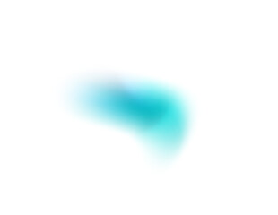 Teal green yellow gradient shape isolated PNG. Transparent trendy overlay on soft blurry background with smooth glowing flow for modern poster, header or design element.