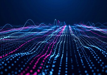 Abstract background of colorful lines