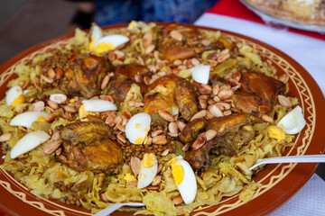 food north africa morocco egypt couscous tajine with chicken and vegetables