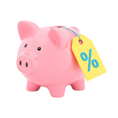 Obraz premium Saving Money Smart Strategies for Financial Success with a Piggy Bank